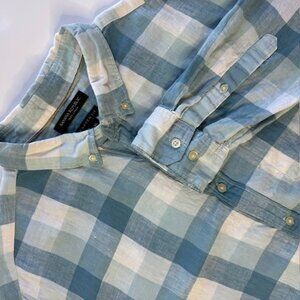 Banana Republic XL 100% Linen Long Sleeved Camden Fit Camden Fit Button Down